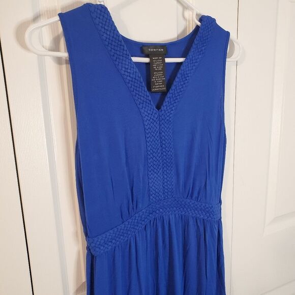 Spense Sleeveless Maxi Dress Soft and Stretchy Size Medium In Royal Blue - Picture 3 of 7
